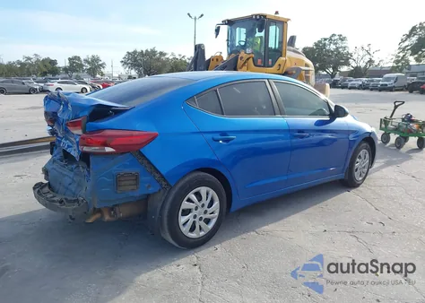 2018 Hyundai Elantra Se from USA, damaged, VIN KMHD74LF7JU480502